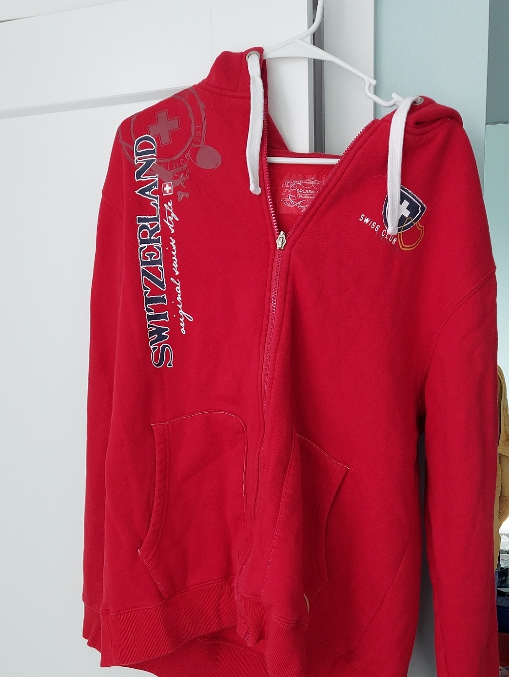 Adult Switzerland Zip-Up Hoodie with Hood